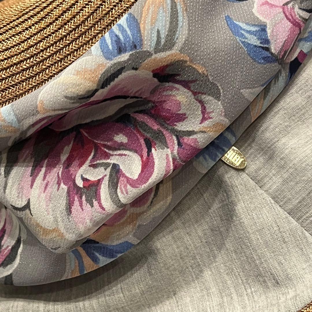 新品未使用　FEILER 帽子　麦わら帽子　ストローハット　ブランド