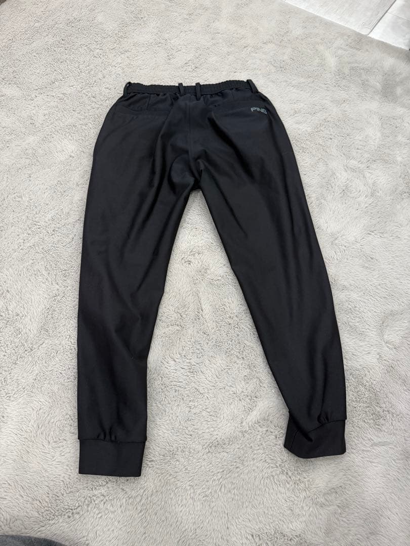 PING ブラックシャツ＆パンツセット L