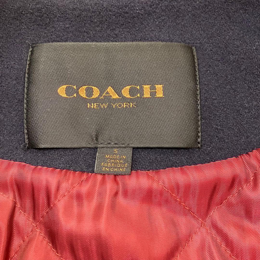 Coach コーチ 新品未使用1番人気カラー☆ ウール&レザー　スタジャン