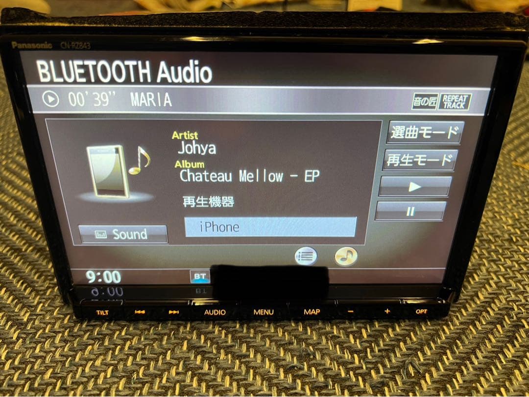 スズキ純正OP 8インチナビ CN-RZ843ZA 地図2018年版