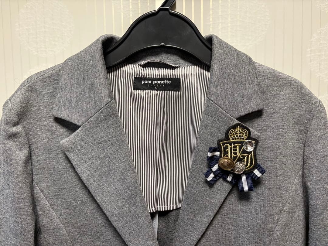 【美品】ポンポネット ジャケット＆シャツ L(160)