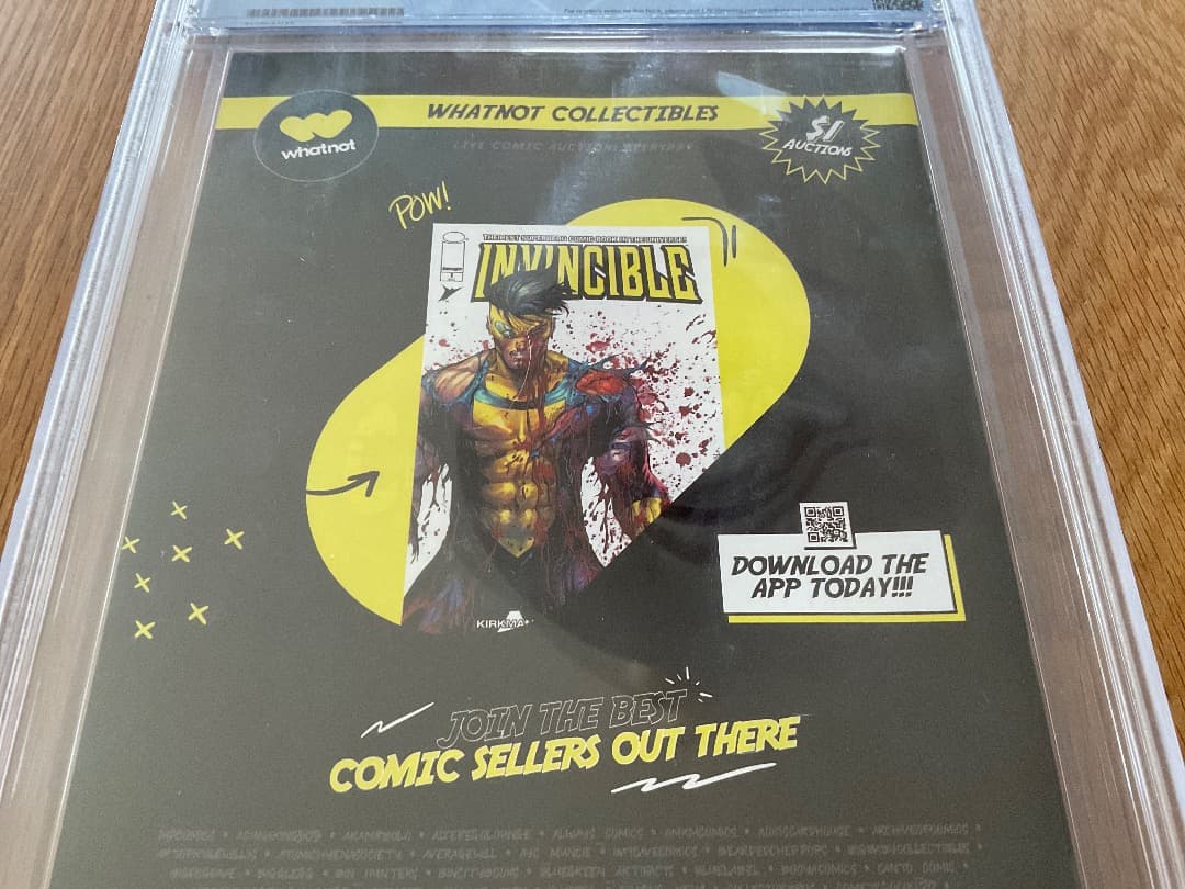 Invincible #1 エクスクルーシブ表紙 アメコミリーフ