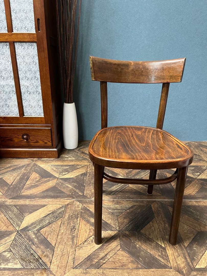 木製 椅子 曲木 ヴィンテージ ダイニングチェア インテリア 昭和レトロ
