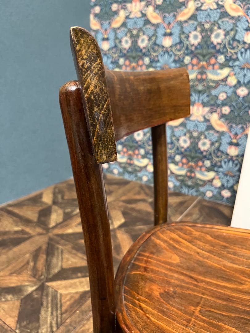 木製 椅子 曲木 ヴィンテージ ダイニングチェア インテリア 昭和レトロ