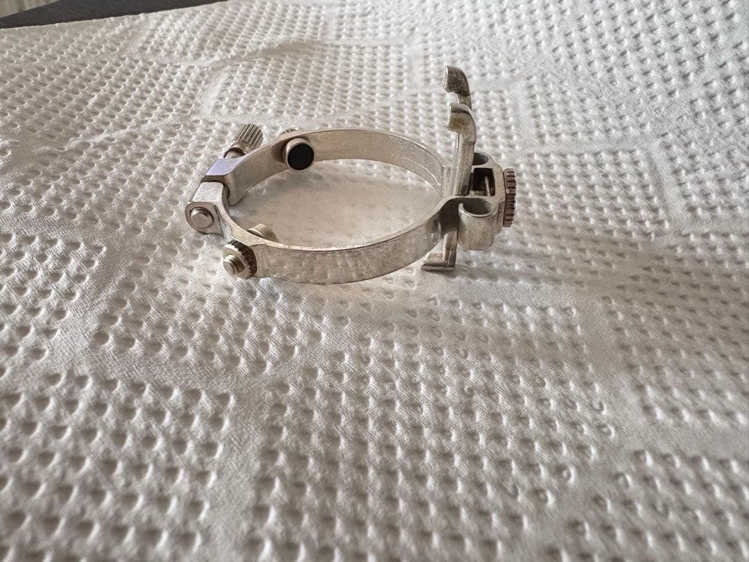 JLV 銀メッキ　バリトンサックス用リガチャー