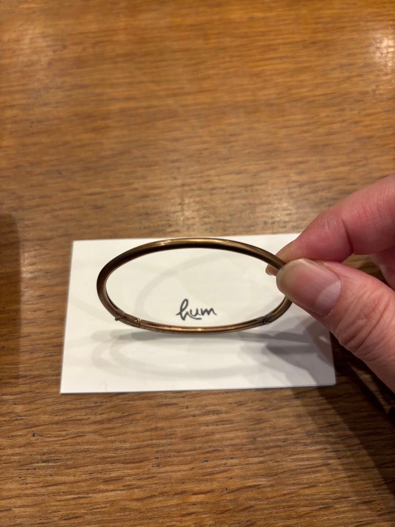 hum バングル　k10 「humete」　クラッシックバングル