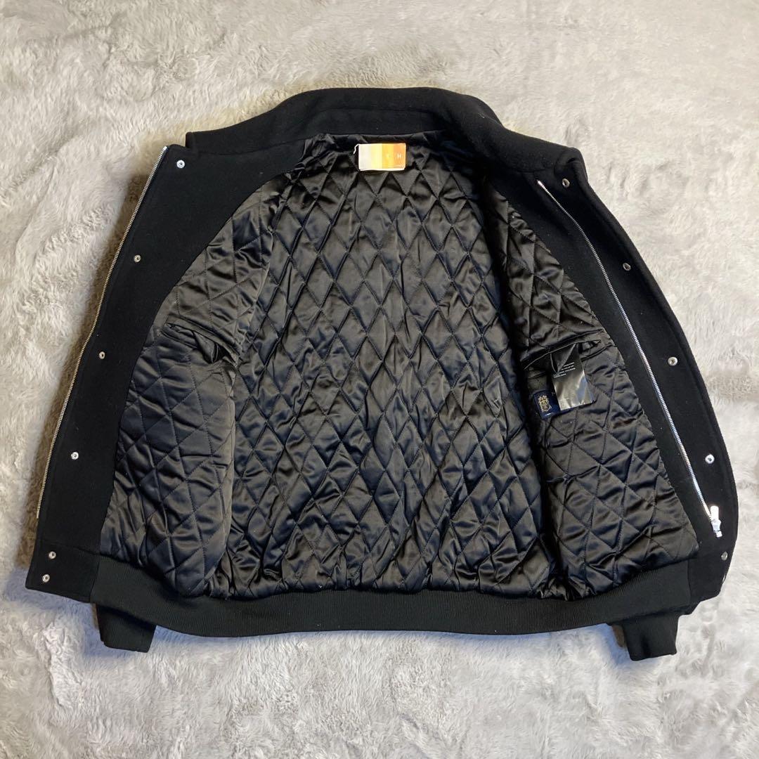 KITH スタジャン ブラック ウール