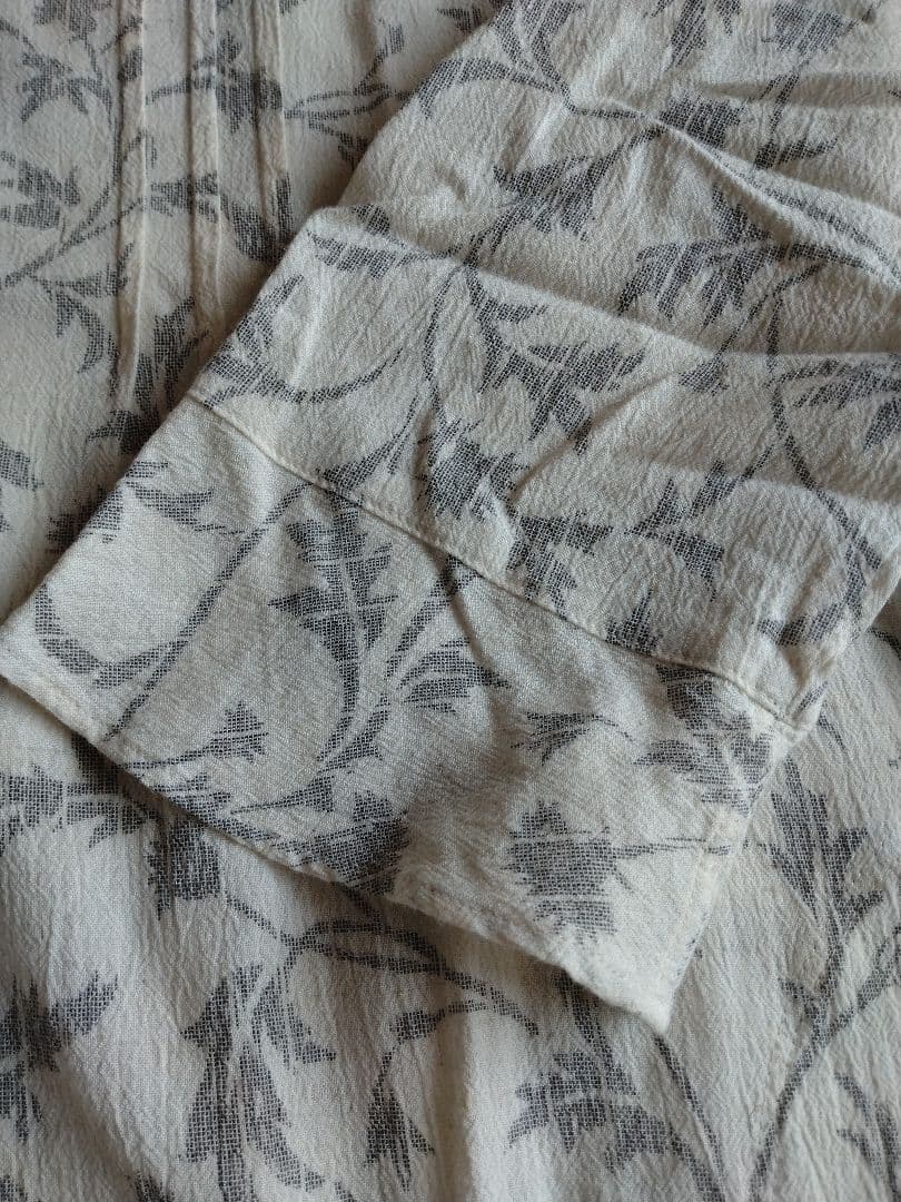 群言堂登美花柄五分袖チュニック