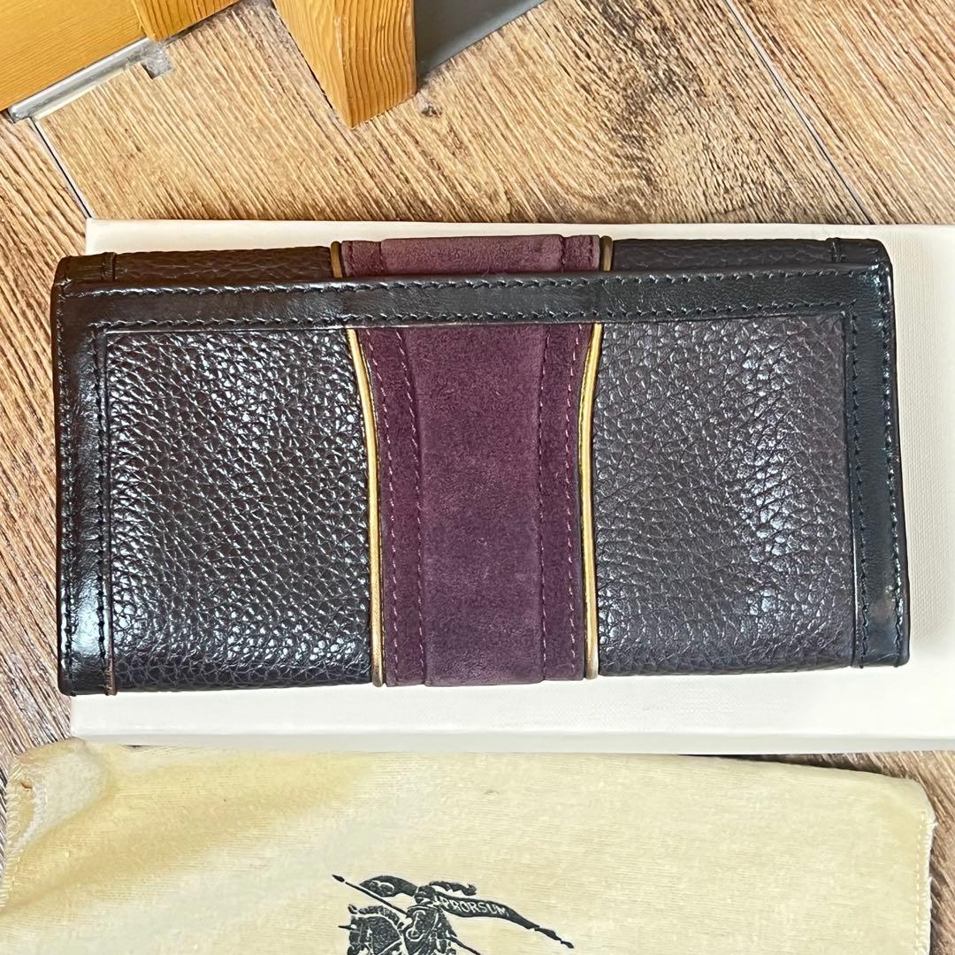 Burberry ブラウン長財布　箱付き