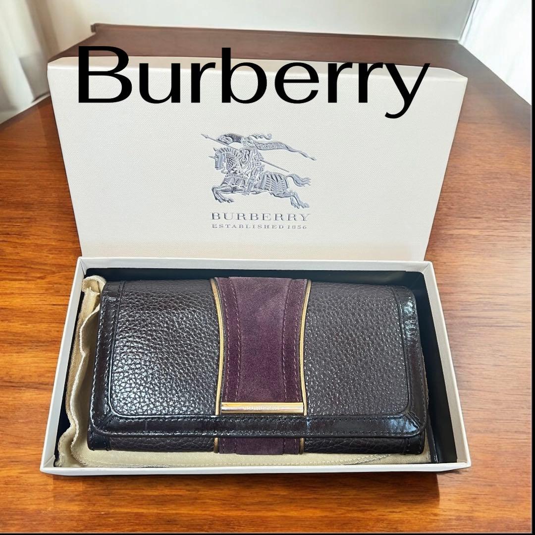 Burberry ブラウン長財布　箱付き