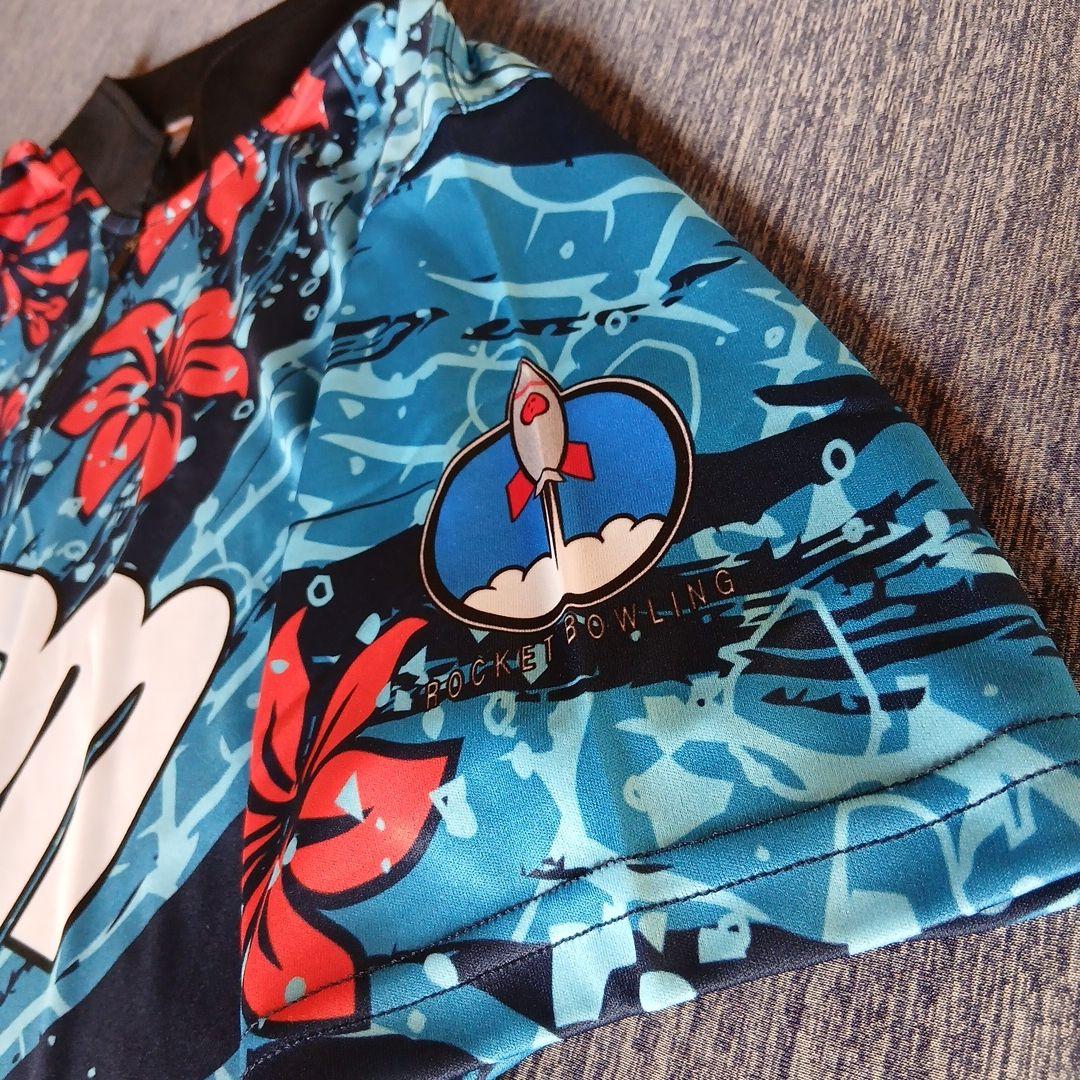 ✨新品✨ボウリングウェア　日本サイズXL　ストーム　ブルー　sea bloom