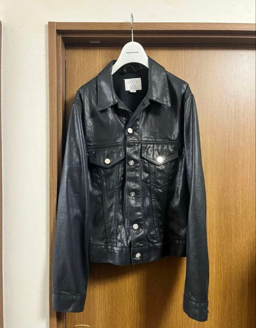 【LUDOVIC DE SAINT SERNIN】コーティング デニムジャケット