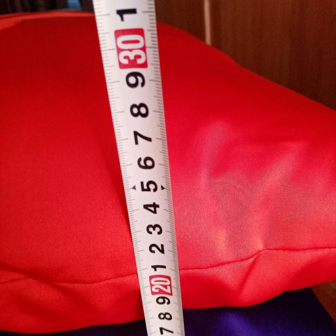 祝座布団2枚組　鶴と寿、赤と紫の座布団　クッション　夫婦　婚礼　長寿