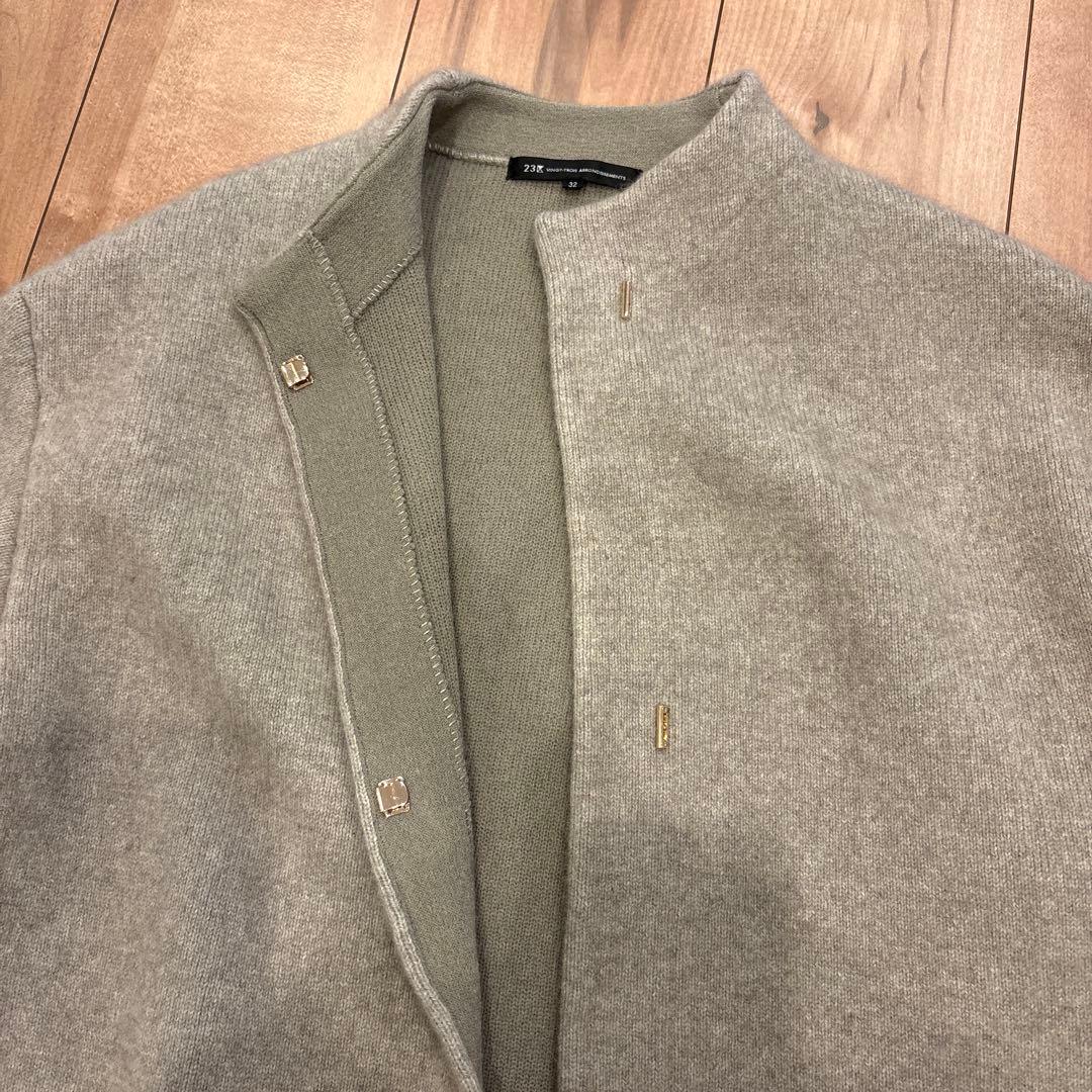 23区 オンワード樫山　ニット　カーディガン