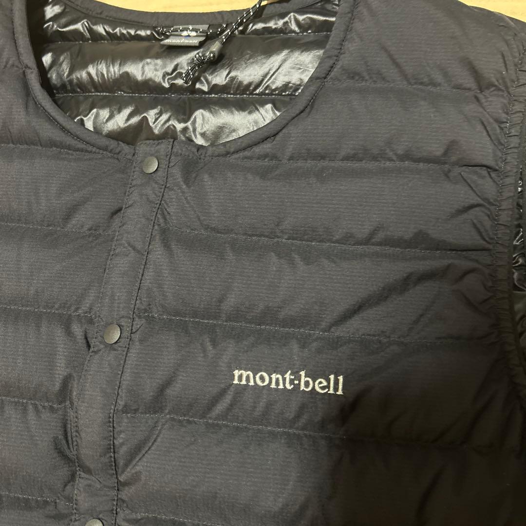 【mont-bell】モンベル定番ダウンベスト黒L美品