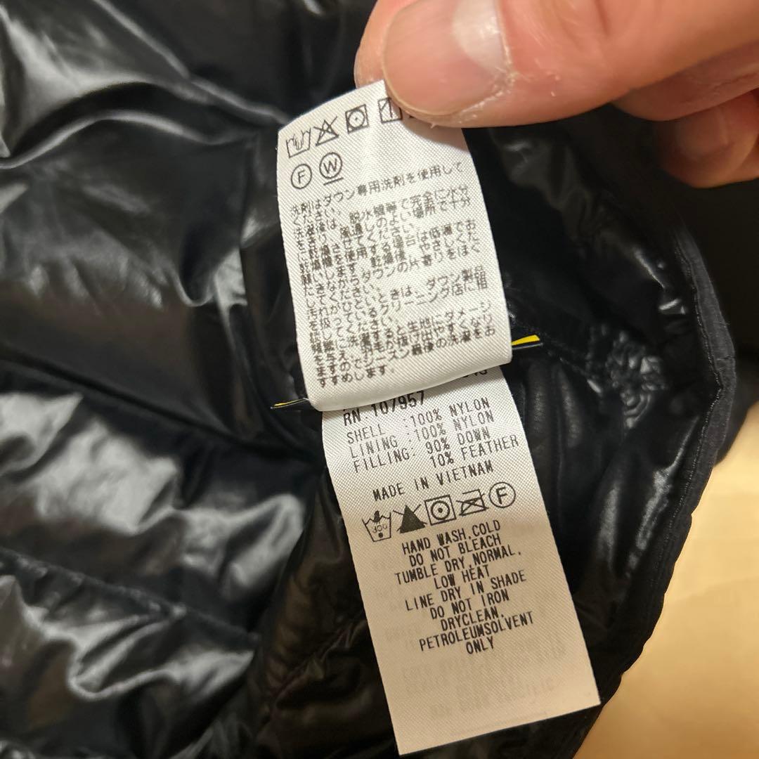 【mont-bell】モンベル定番ダウンベスト黒L美品