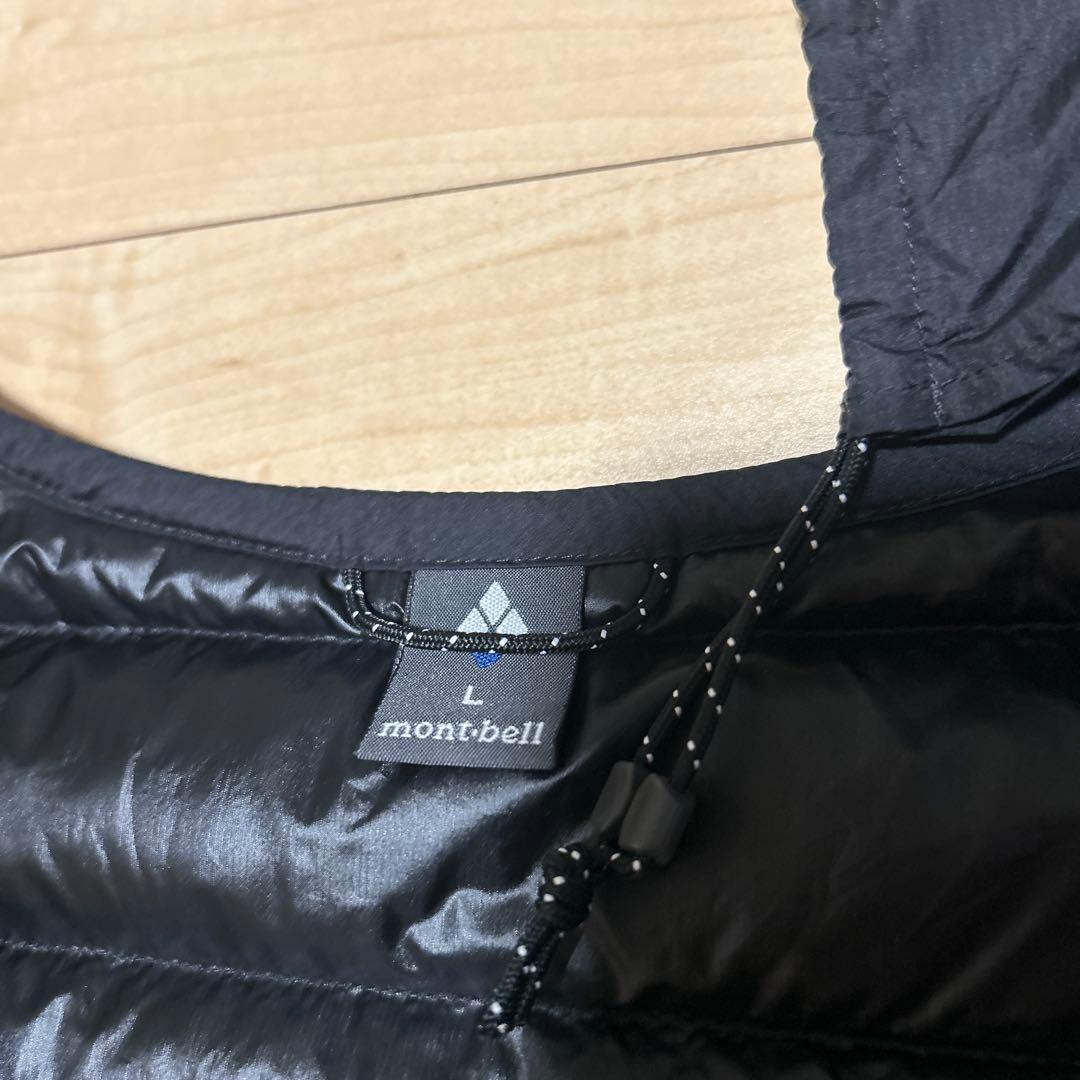 【mont-bell】モンベル定番ダウンベスト黒L美品