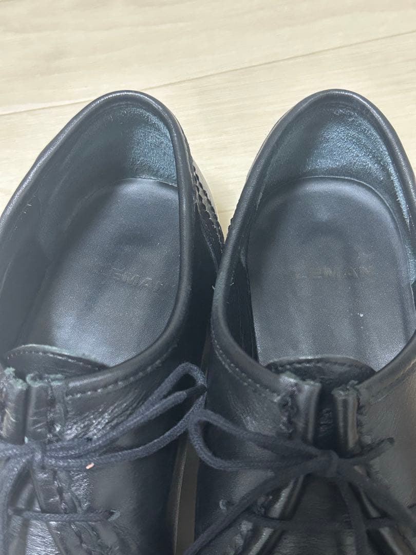 KLEMAN PADRE パドレ ブラック 43 チロリアン レザーシューズ