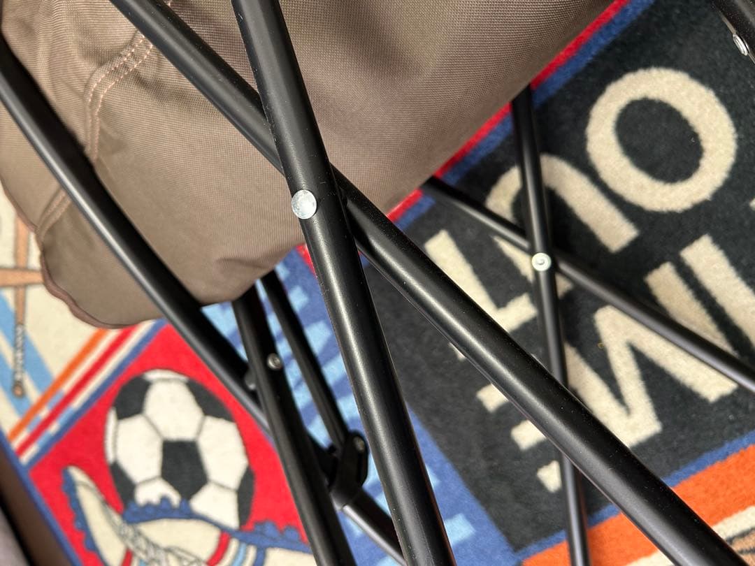 【極美品】ニトリ　バタフライチェア　 ヴィンテージ加工 折りたたみ椅子　2セット