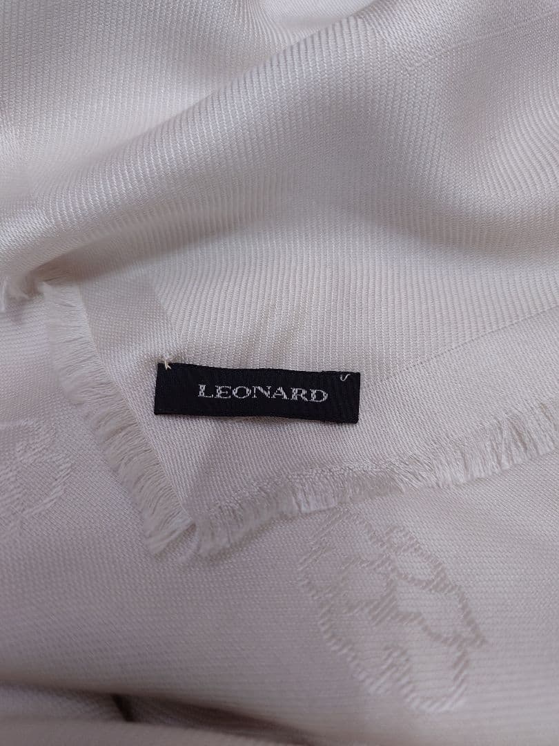 【LEONARD】大判ショール　スカーフ　とても上品なカラー　美品♪