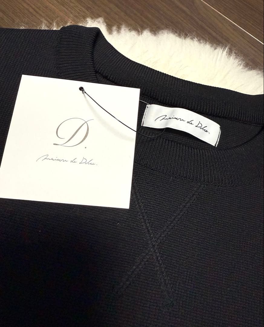 ♡maison de Dolce.♡リペルスウェット☆ブラックタグ付き新品未使用