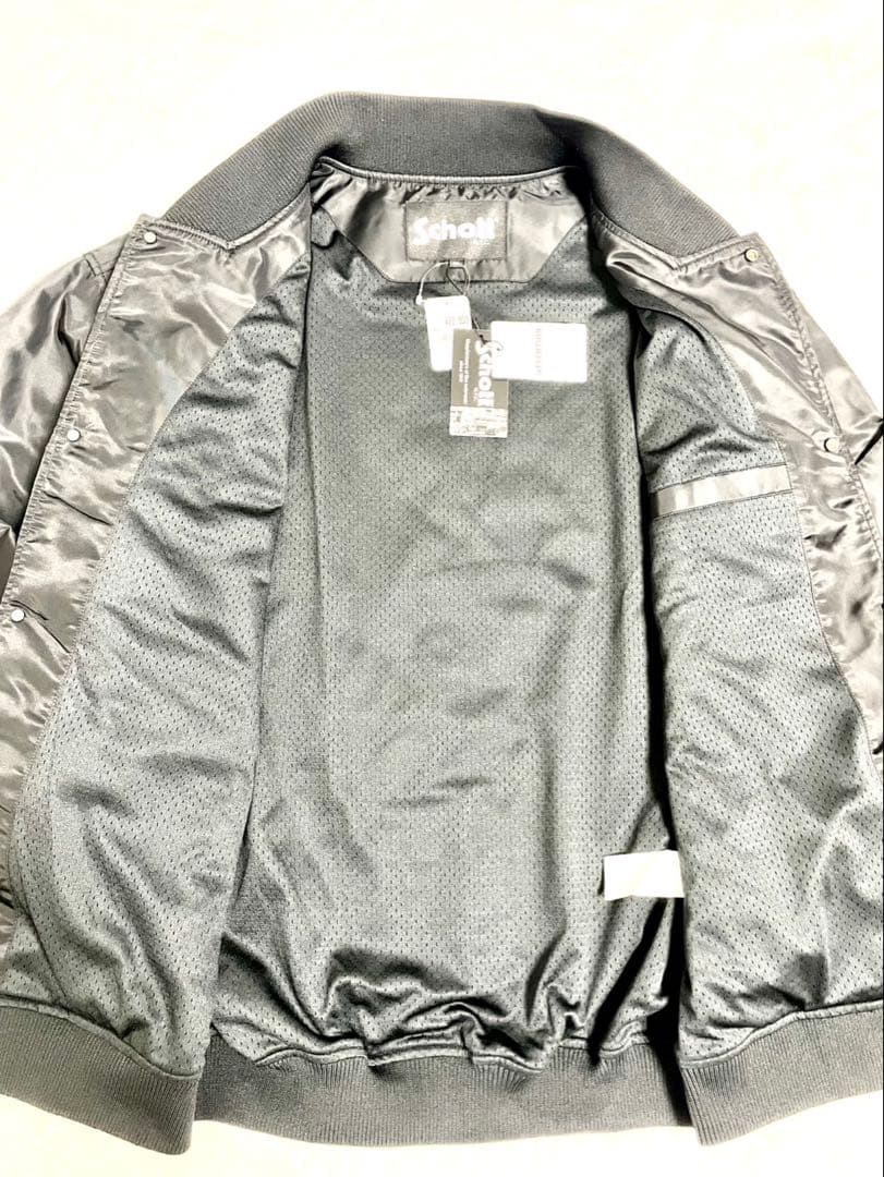 新品schott ショット 22SS バーシティジャケット スタジャンブラック
