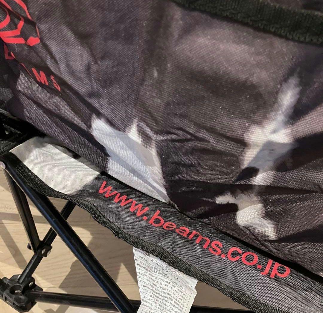 入手困難　Coleman×BEAMS ハラコ柄 折畳みベンチチェア 2人用