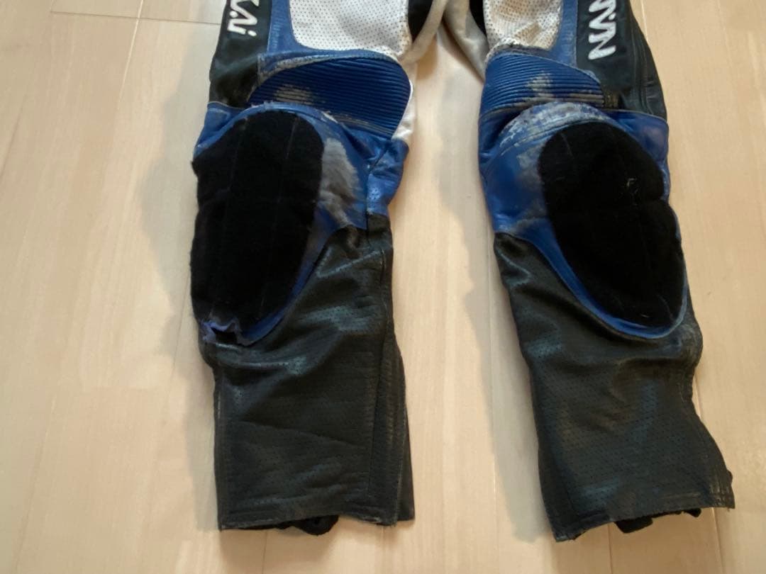 ナンカイ NANKAI 南海部品 MFJ公認 レーシングスーツ 革ツナギ XL