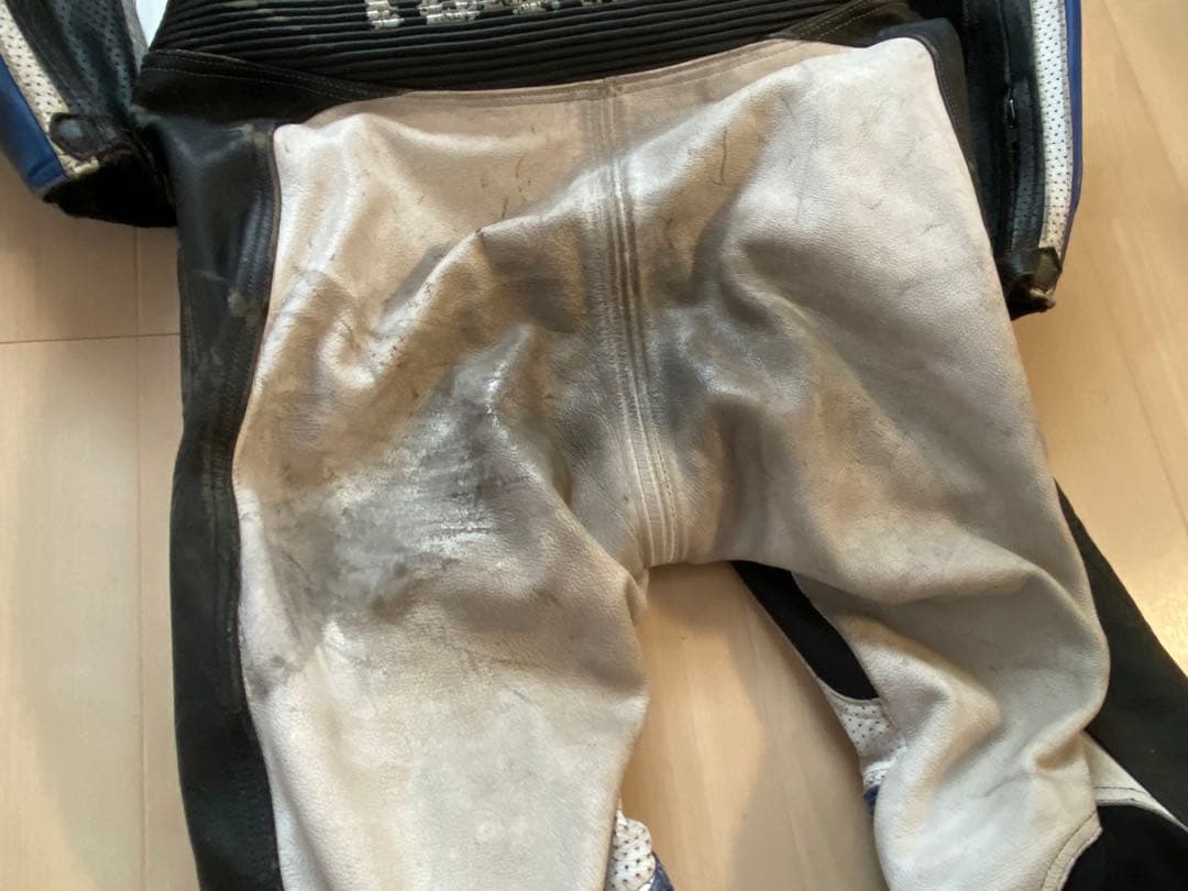 ナンカイ NANKAI 南海部品 MFJ公認 レーシングスーツ 革ツナギ XL