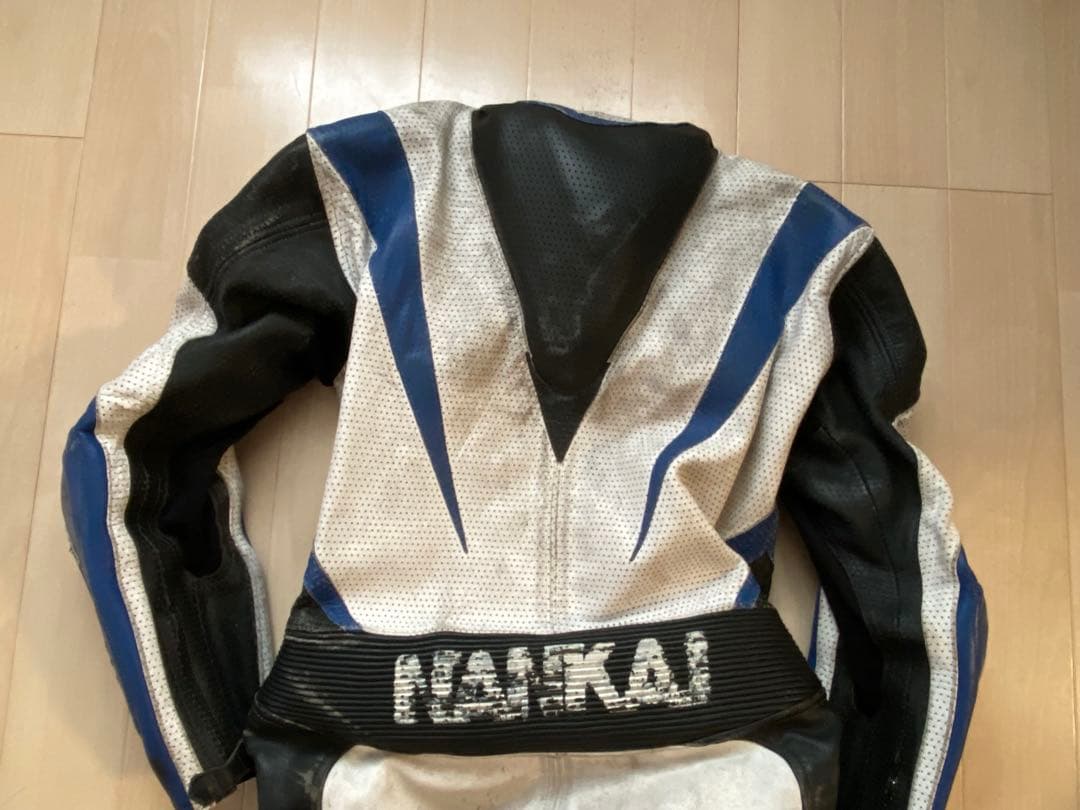 ナンカイ NANKAI 南海部品 MFJ公認 レーシングスーツ 革ツナギ XL
