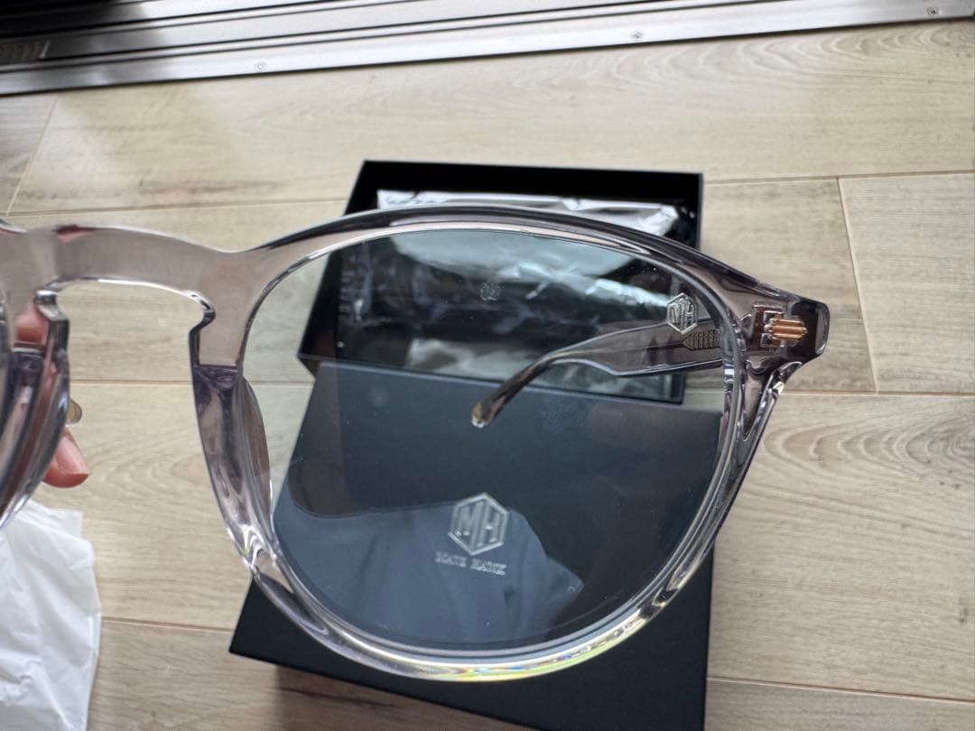 ラスト1個MAVE HAWK サングラス 飯田将成　レイバン　クリアフレーム