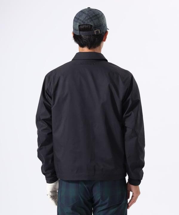 未使用 新作 ビームスゴルフ 緑チェック ブルゾン ブラック 黒 M