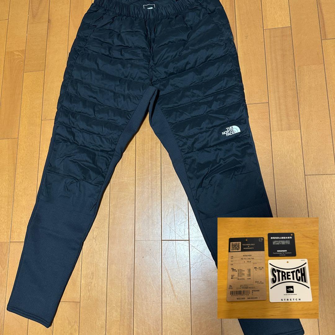 週末値下THE NORTH FACEレッドラン ロングパンツ☆L☆黒！未使用品！