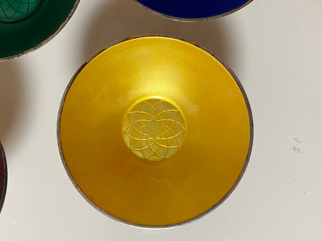ELA DENMARK STERLING 925S 七宝焼き 盃 5個 シルバー