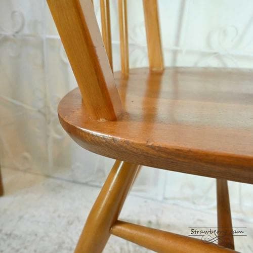 パ*ル様 L3705-298-2 英国ヴィンテージ アーコールチェア フープバッ