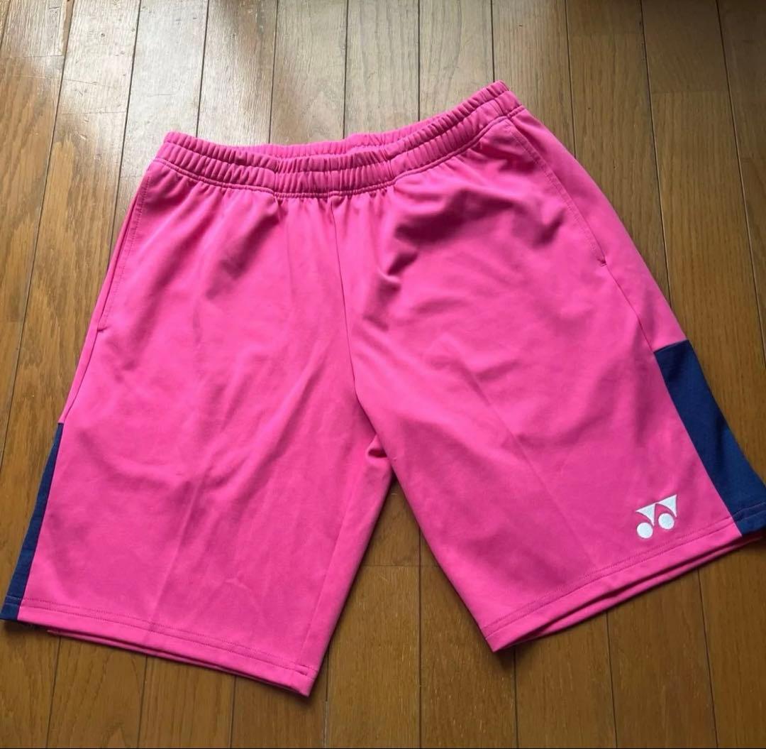 ヨネックス　日本代表　ハーフパンツ　バドミントン　Ｌ　ピンク　ユニ
