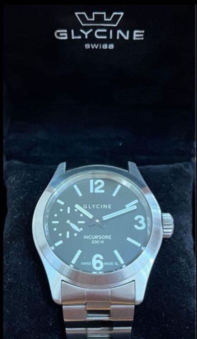 m*n様 GLYCINE INCURSORE 自動巻き時計 200m防水