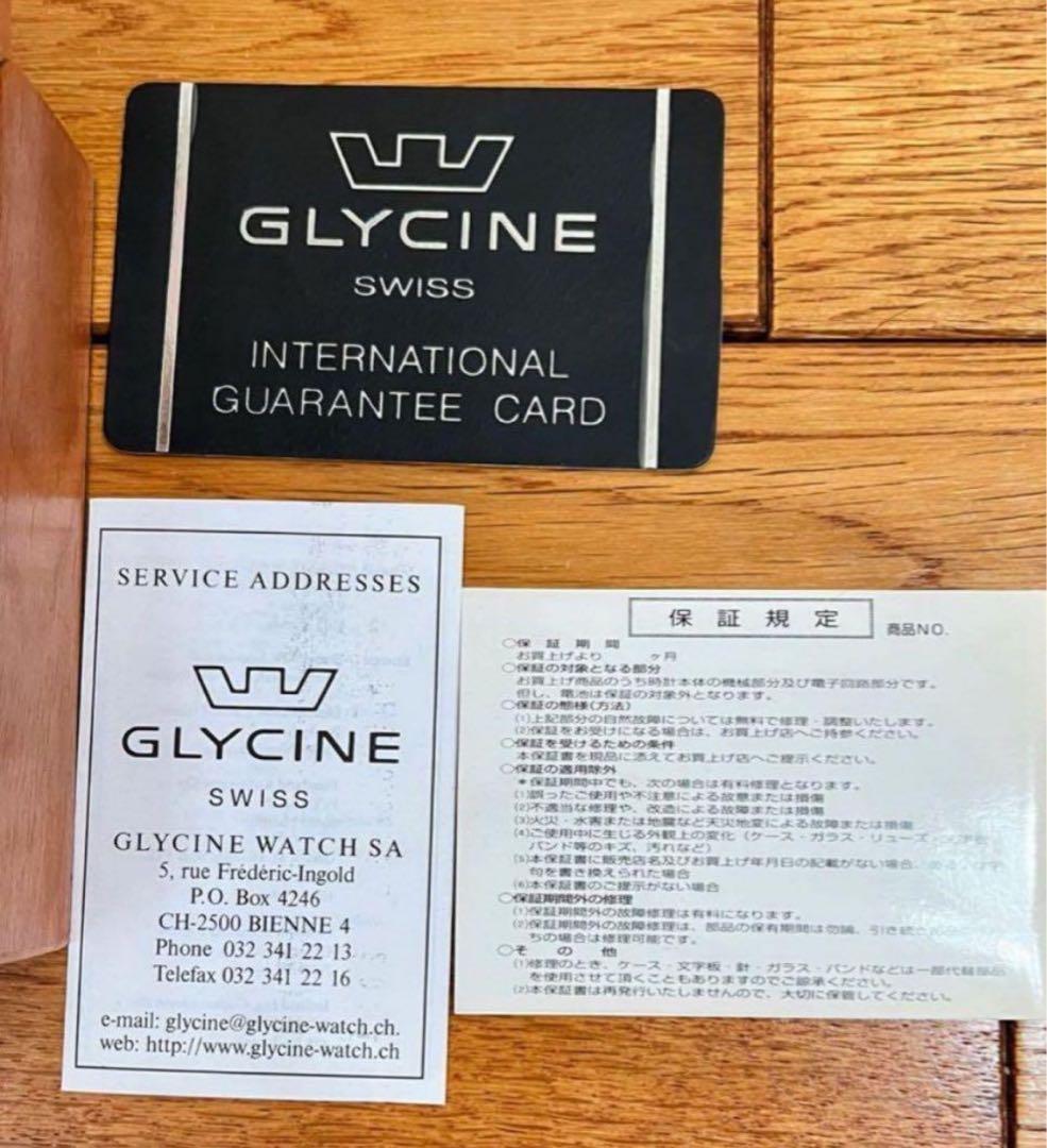 m*n様 GLYCINE INCURSORE 自動巻き時計 200m防水