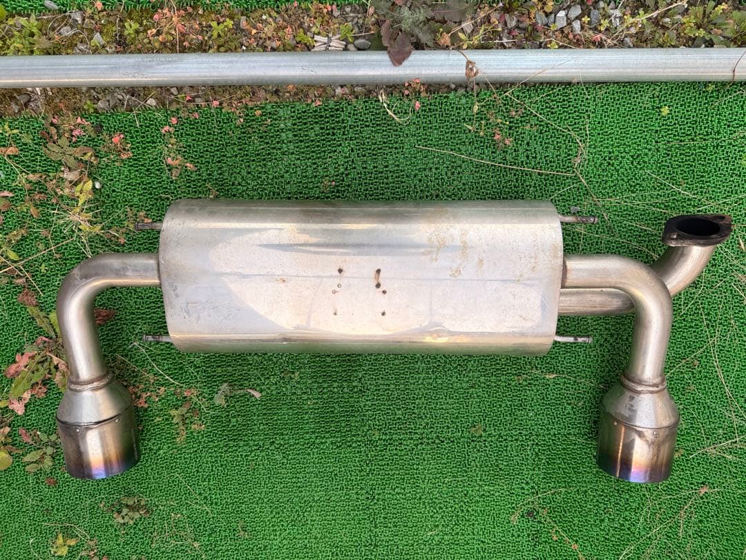 zn6前期 Blitz ニュルスペックマフラー チタンエンド