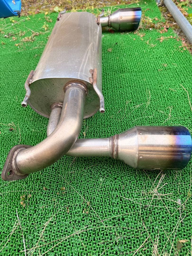 zn6前期 Blitz ニュルスペックマフラー チタンエンド