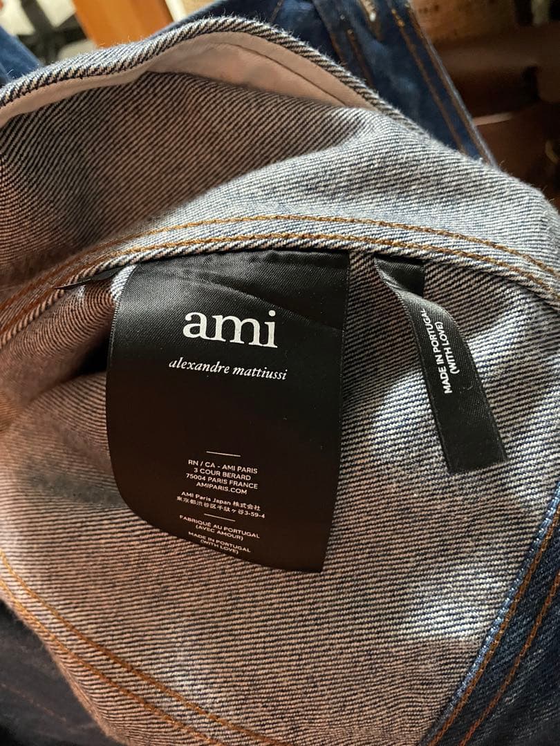 AMI Paris パッチワーク デニムジャケット ぽろろんさん専用