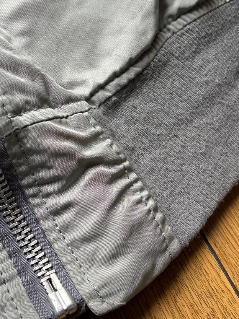 ♪ Alpha 80s MA-1 シルバーグレー 三本タグ Mサイズ