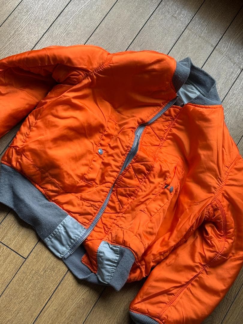 ♪ Alpha 80s MA-1 シルバーグレー 三本タグ Mサイズ