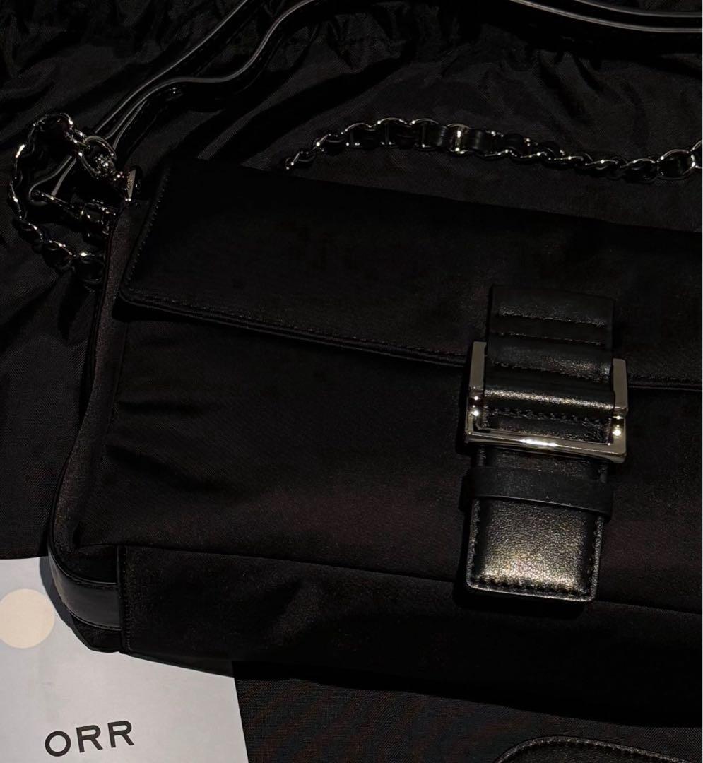 ORR ブラック ショルダーバッグ