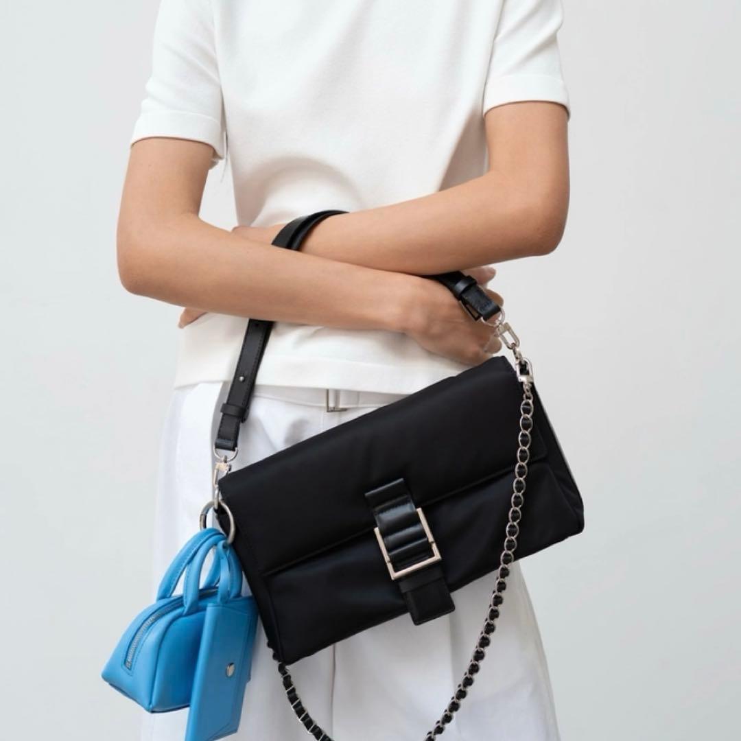 ORR ブラック ショルダーバッグ