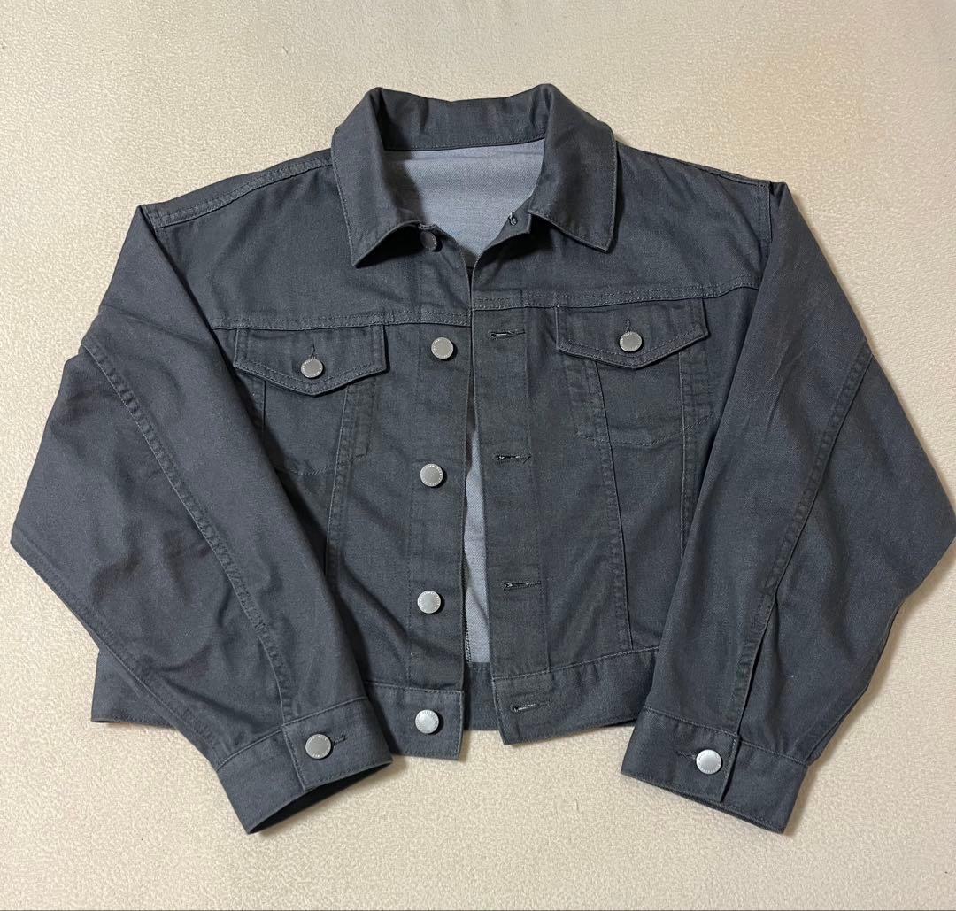 【未使用品】自由区 ウスカルデニム襟付き ジャケット