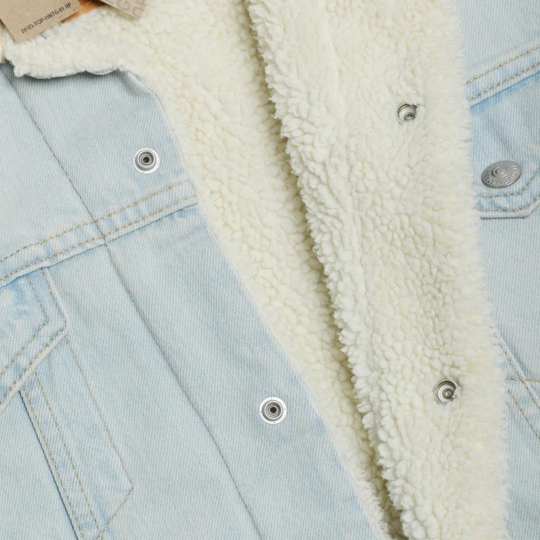 【2XL/新品】USA リーバイス メンズ ボアジャケット Gジャン