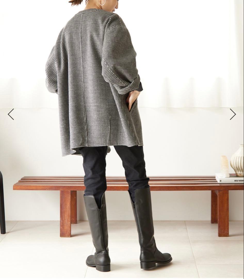 SLOBE IENA HAMILTONダブルフェイスウールショートコート