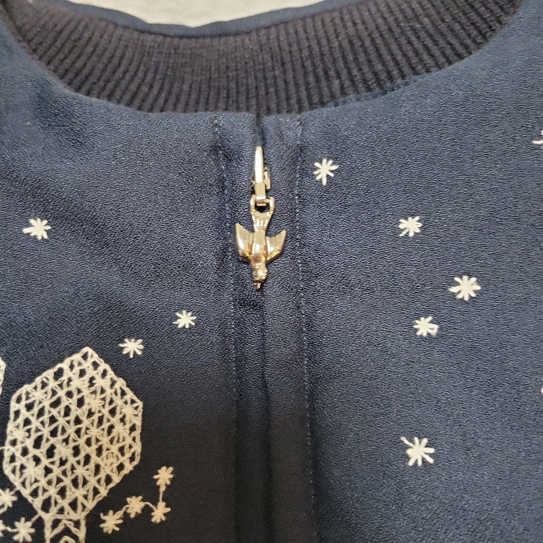 未使用　ミナペルホネン　ダウンジャケット　ネイビー　サイズ40