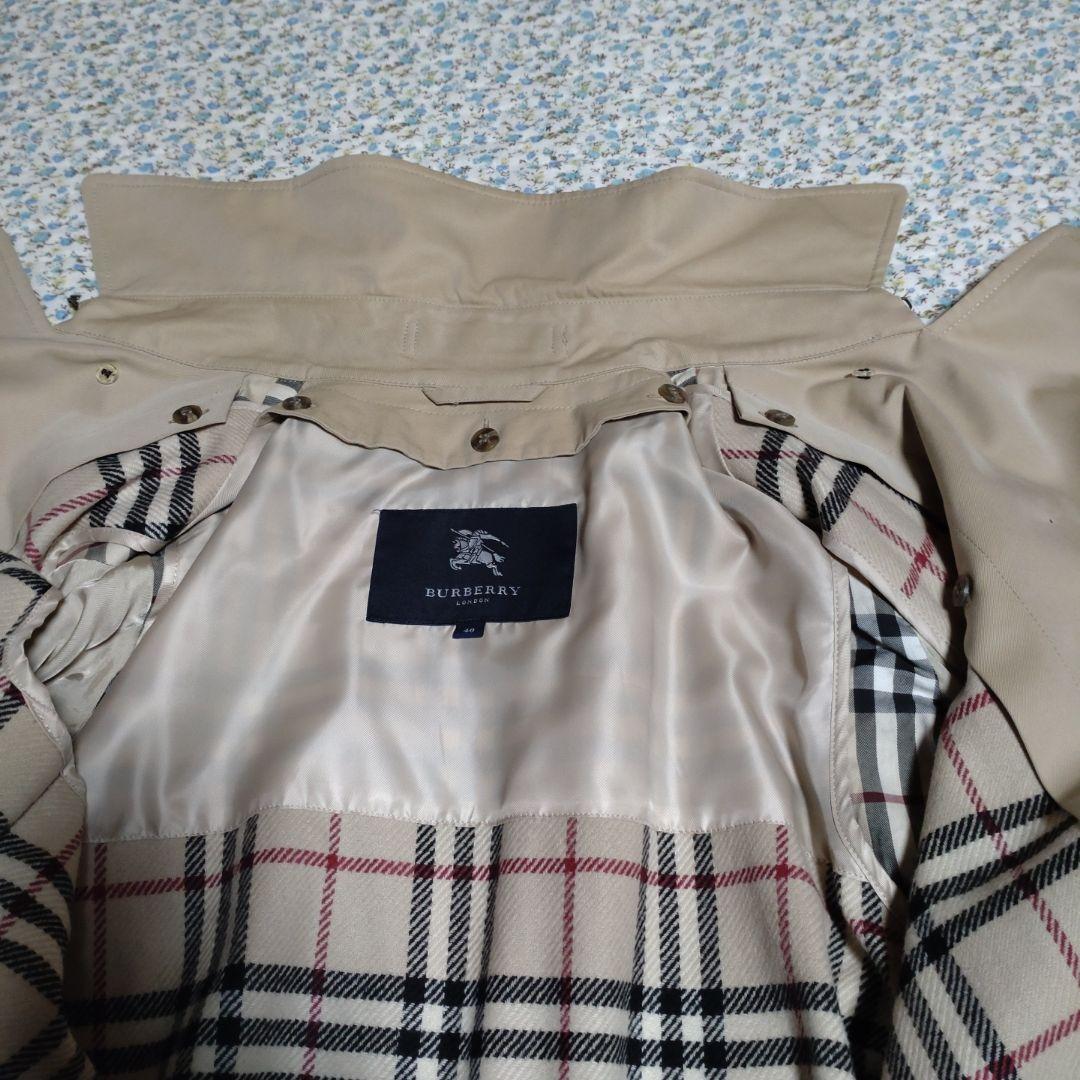 バーバリー　トレンチコート　ライナー付き　40
